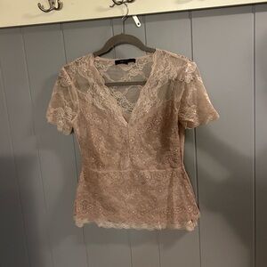 vintage lace babydoll top